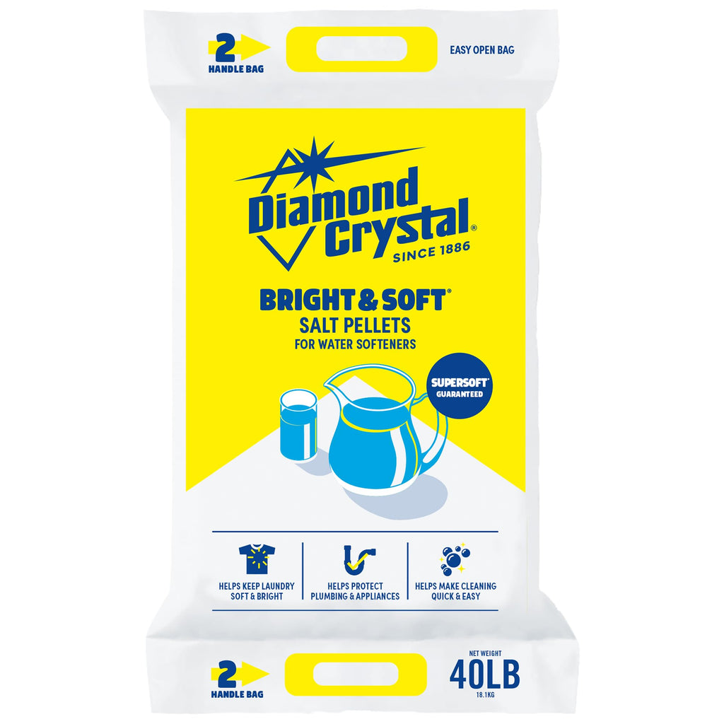 2 Pack Water Softener Salt Pellets, 40 Pounds S133