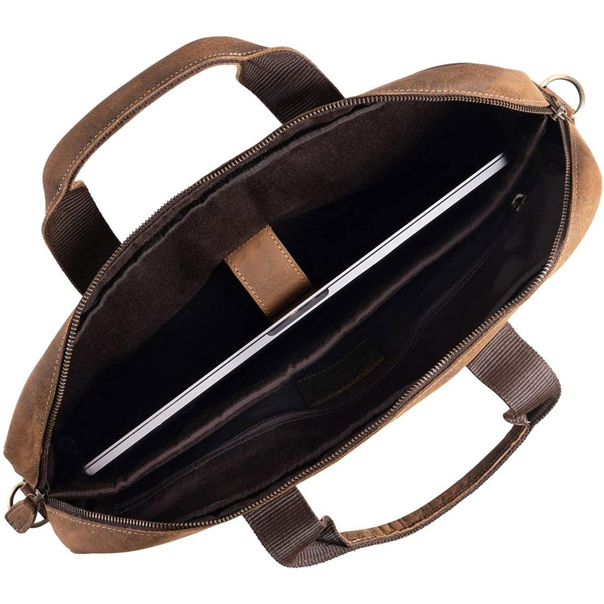 18 Inch Leather Laptop Messenger Bag L3101