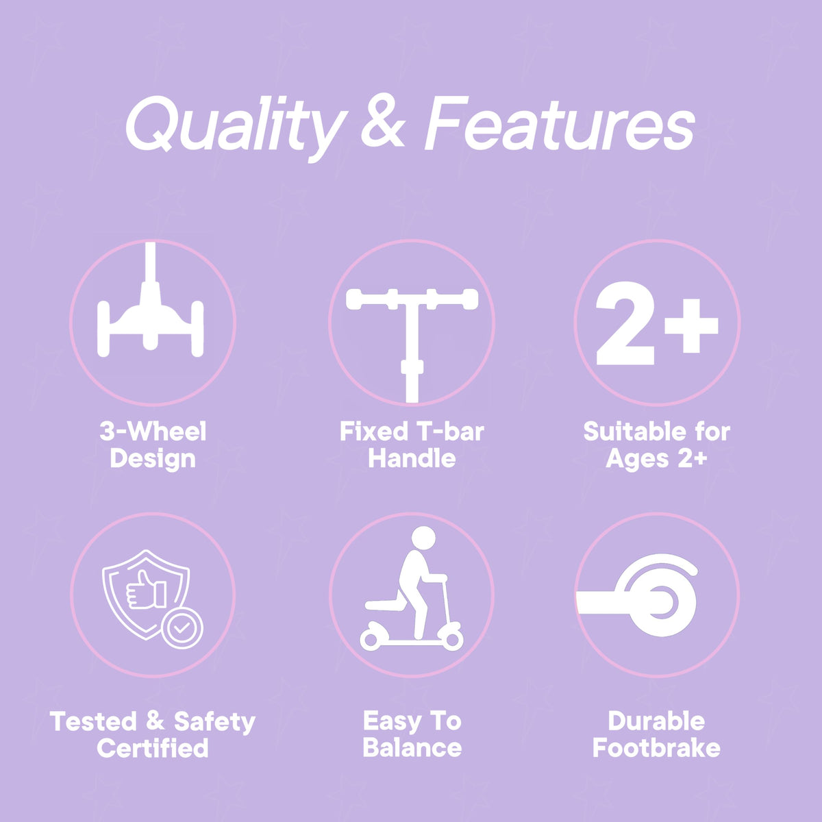 3 Wheel Light Up LED Scooter for Kids L396