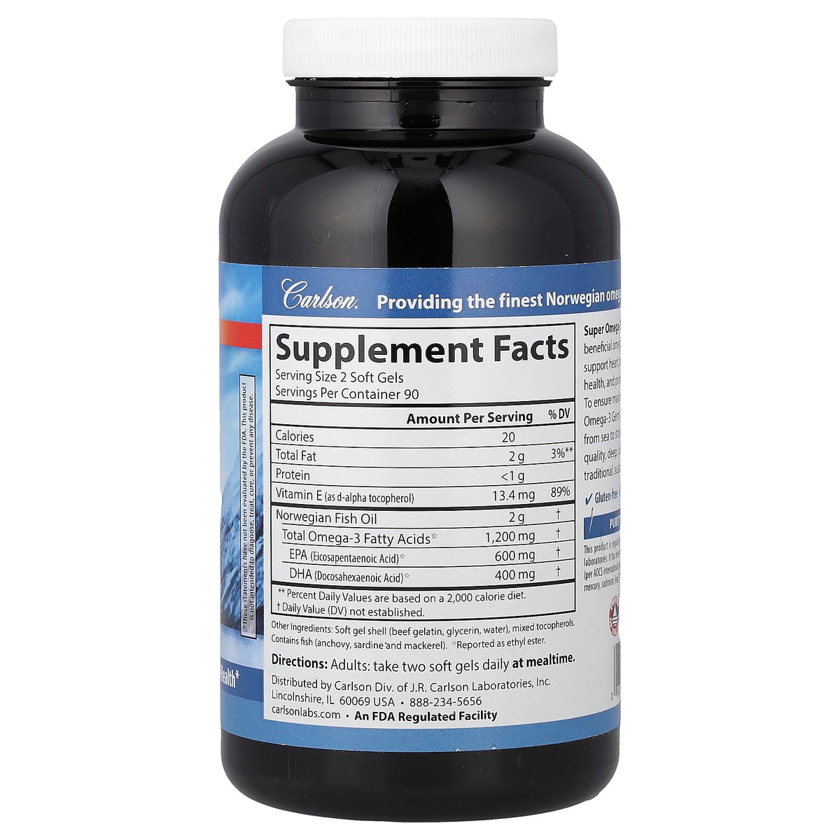Omega-3 1200 mg 180 Softgels I877