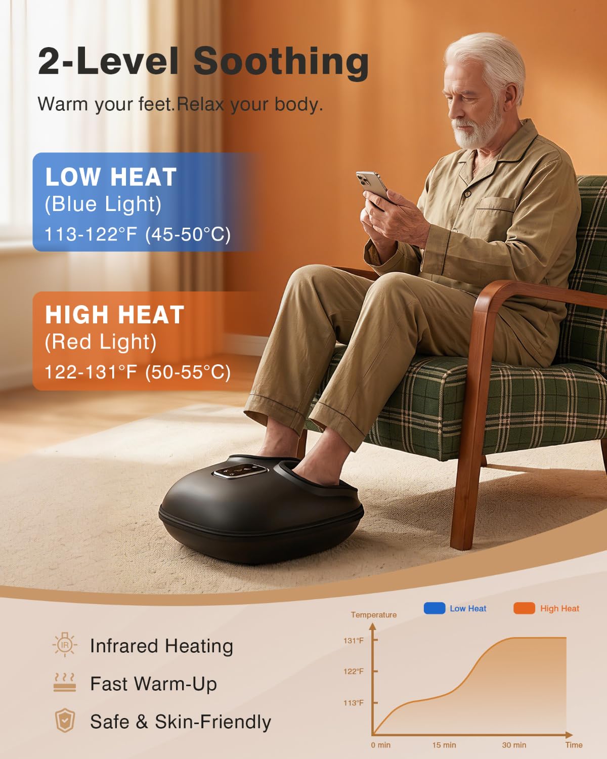 Foot Massager with Heat X76152