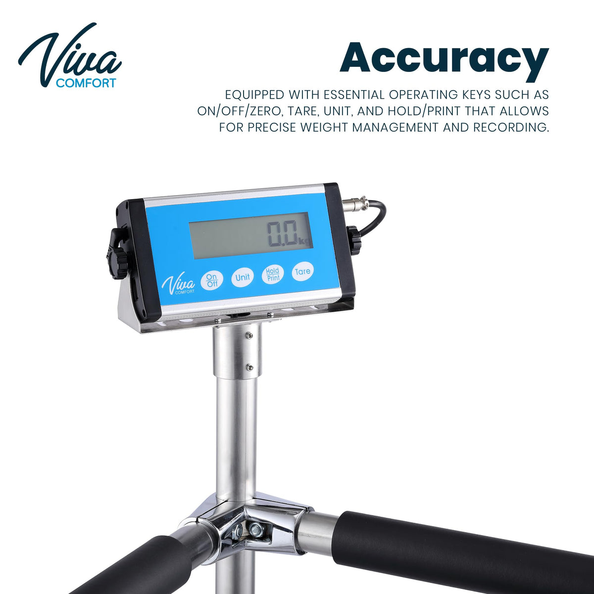 Medical Grade Digital Scale with Handles 660 lb Weight Capacity W777095