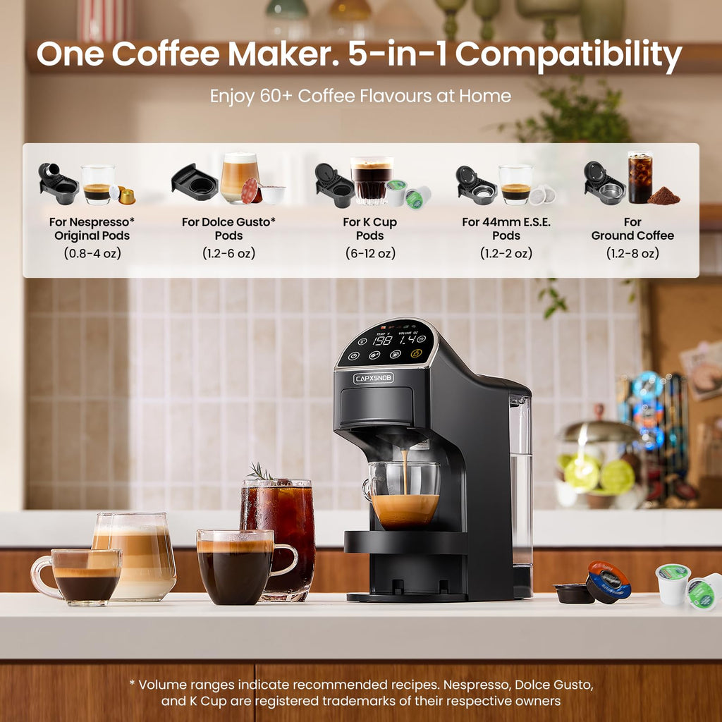 5-in-1 Coffee Maker & Machine L846