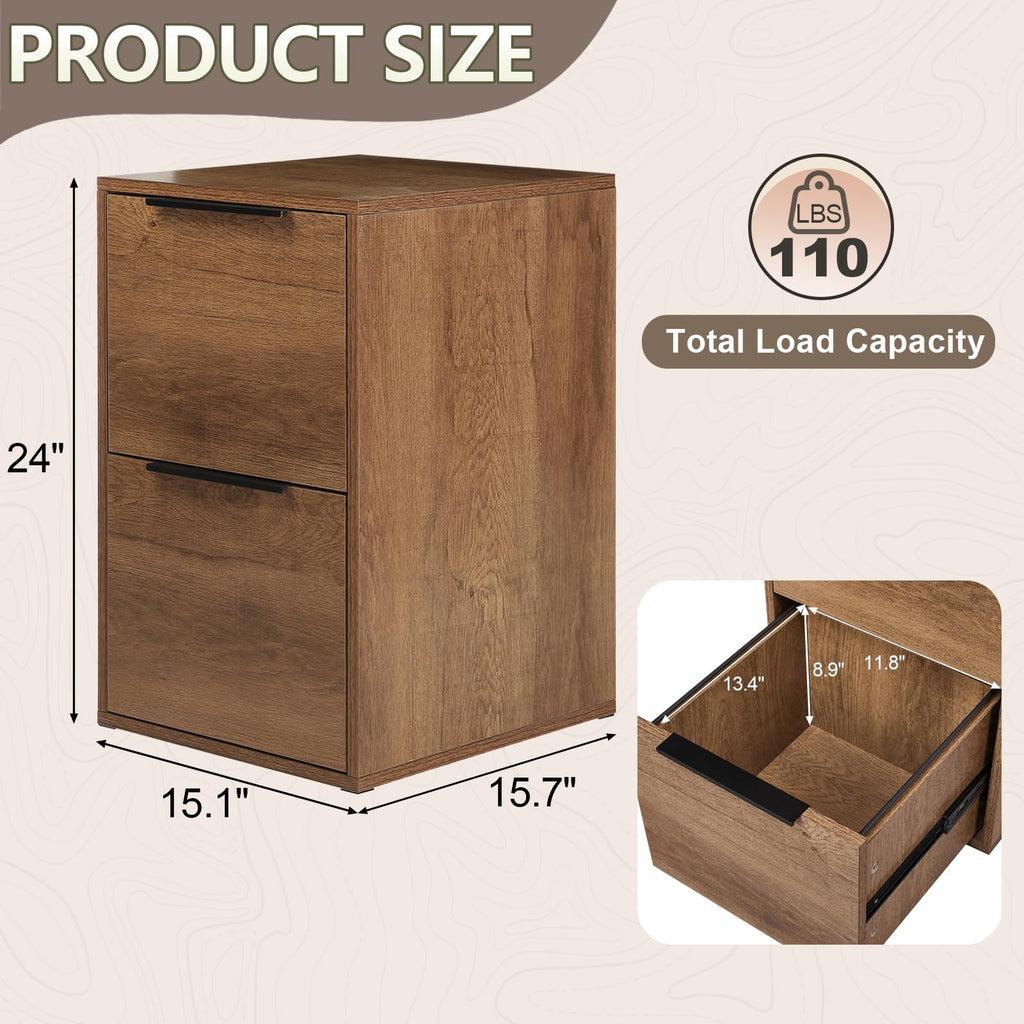 2 Drawer Filing Cabinet with Hanging Rail Z915318