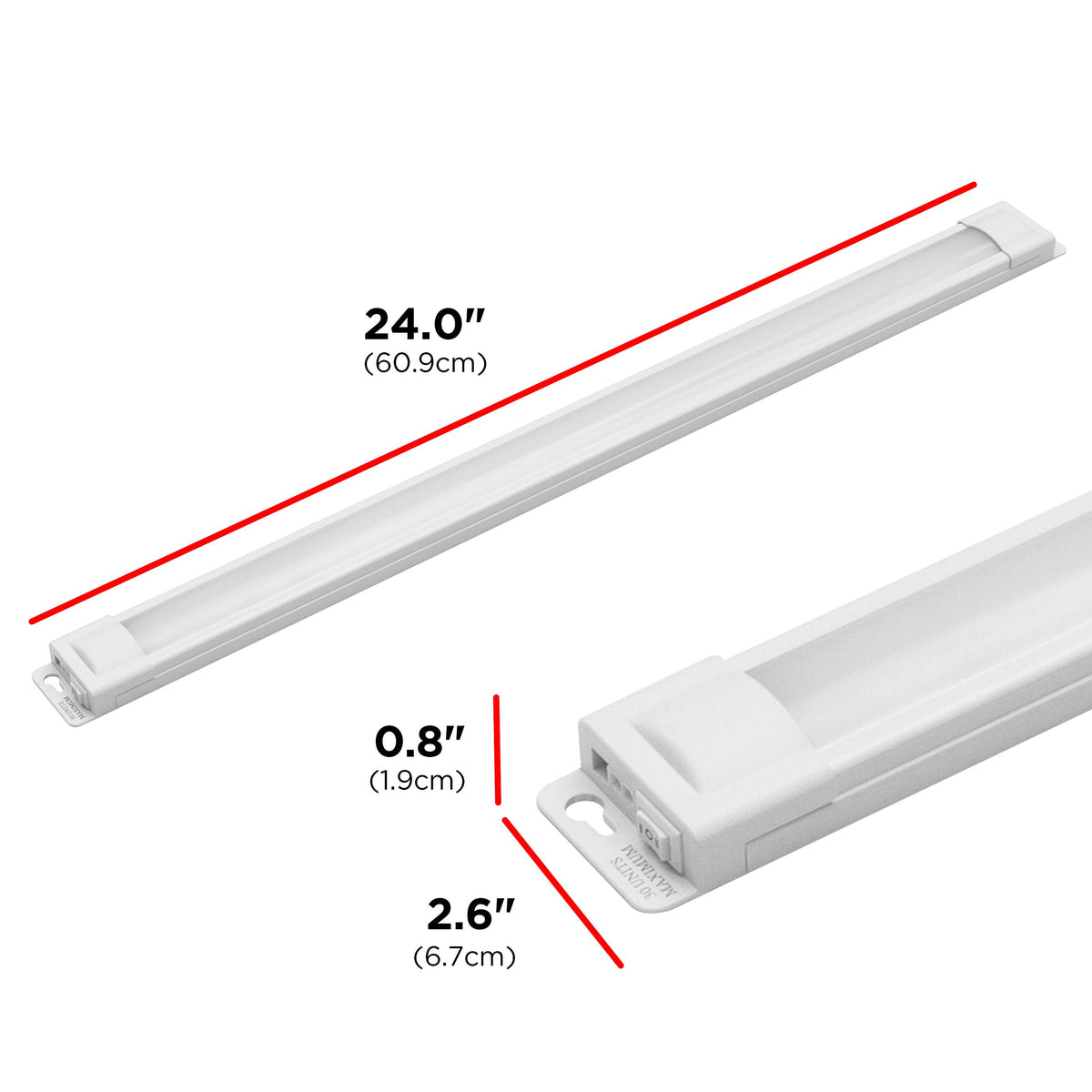 24 Inch Plug in Under Cabinet Light 2700K O288