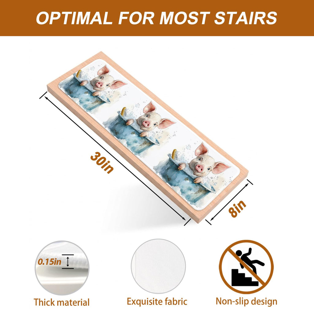Non Slip Carpet Stair Treads 7 Pack 8"x30" J9250