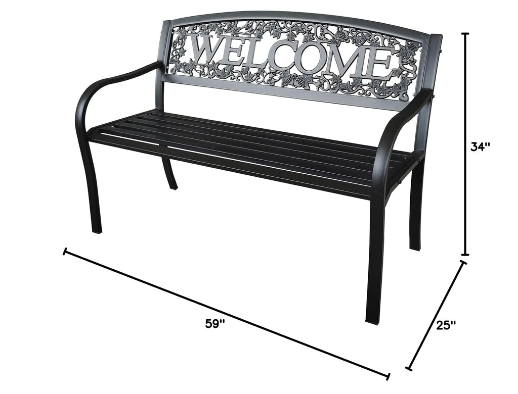 Metal Welcome Bench R1515