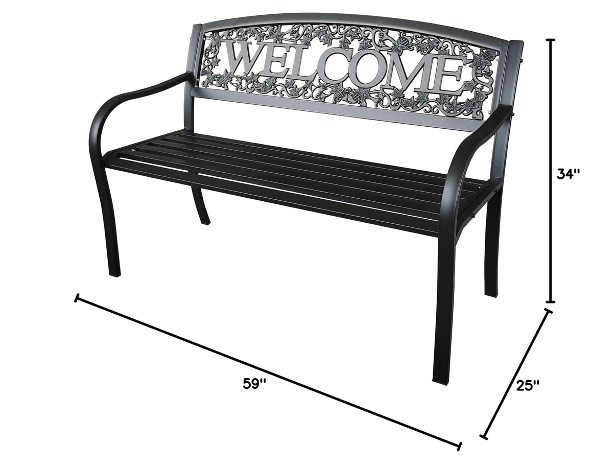 Metal Welcome Bench R1515