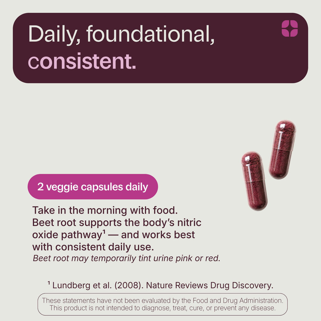 Organic Beet Root Capsules 1300mg 60ct Y701