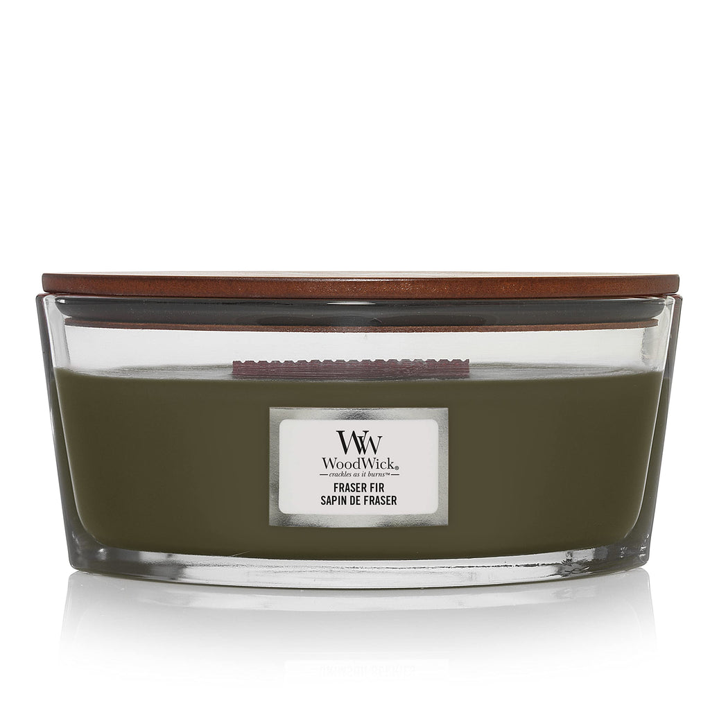 Scented Candle, 16oz Soy Blend Wax Wood Wick B80221