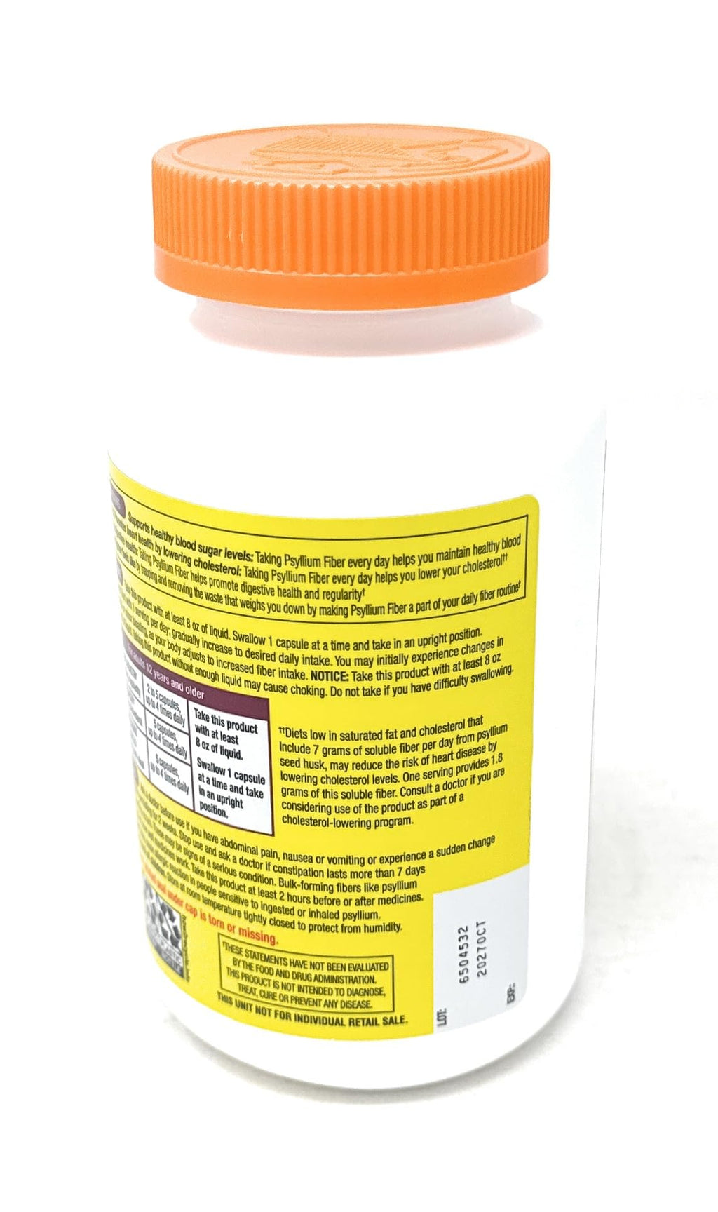 Fiber Supplement 360 Capsules F4720