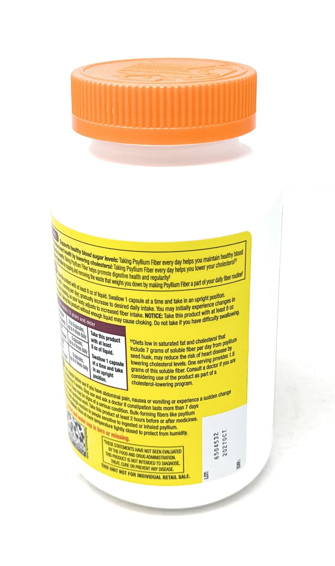 Fiber Supplement 360 Capsules F4720