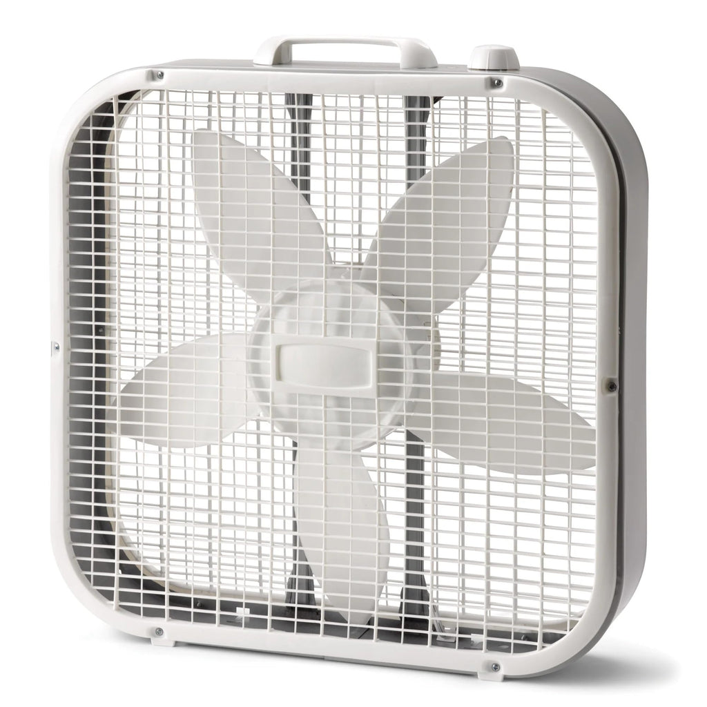 20 Inch 3 Speed Box Fan White J790711
