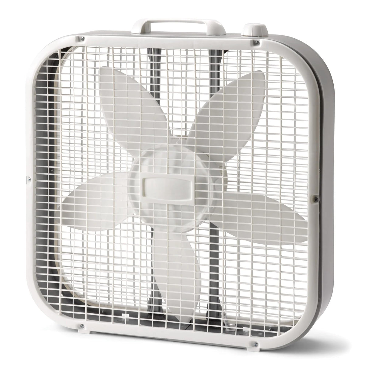 20 Inch 3 Speed Box Fan White J790711