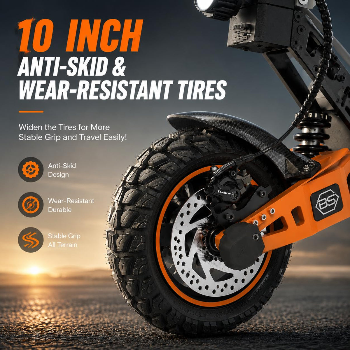 Electric Scooter 1000W Motor 31 MPH 38 Miles Range O2113