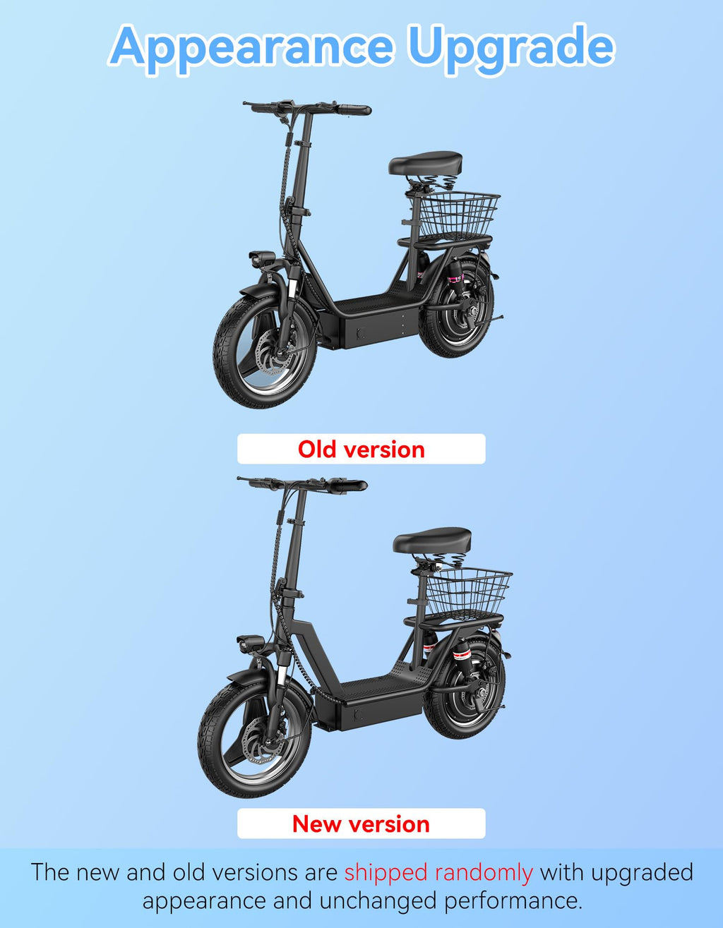 Foldable Electric Scooter with Seat H238