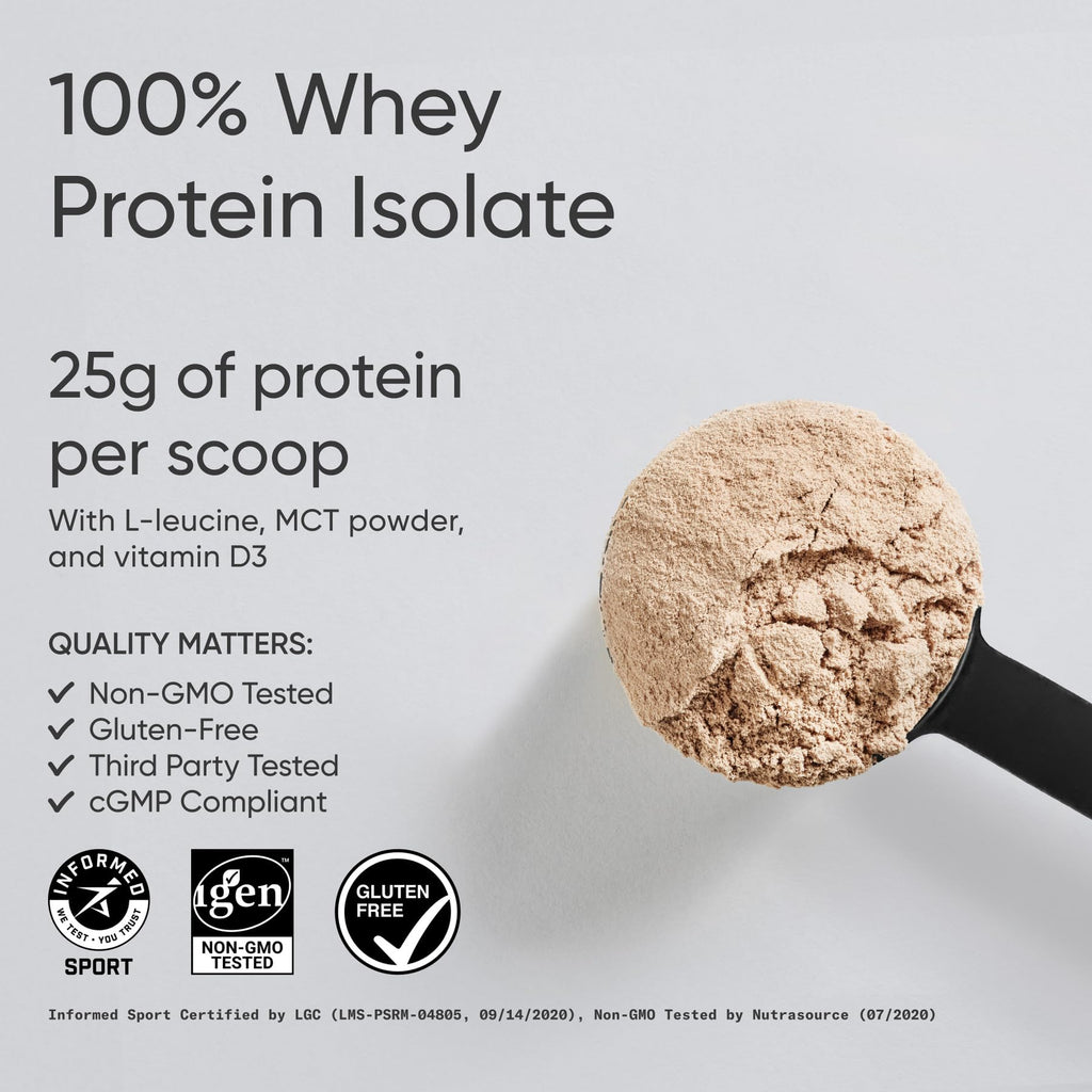 Whey Protein Isolate Powder Dutch Chocolate 5.42lb Bag J66874