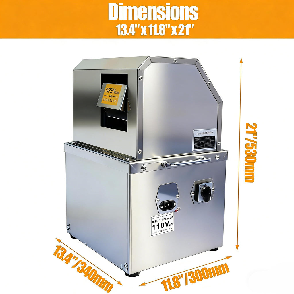 110V 800W Stainless Steel Electric Sugar Cane Juicer Machine J21404