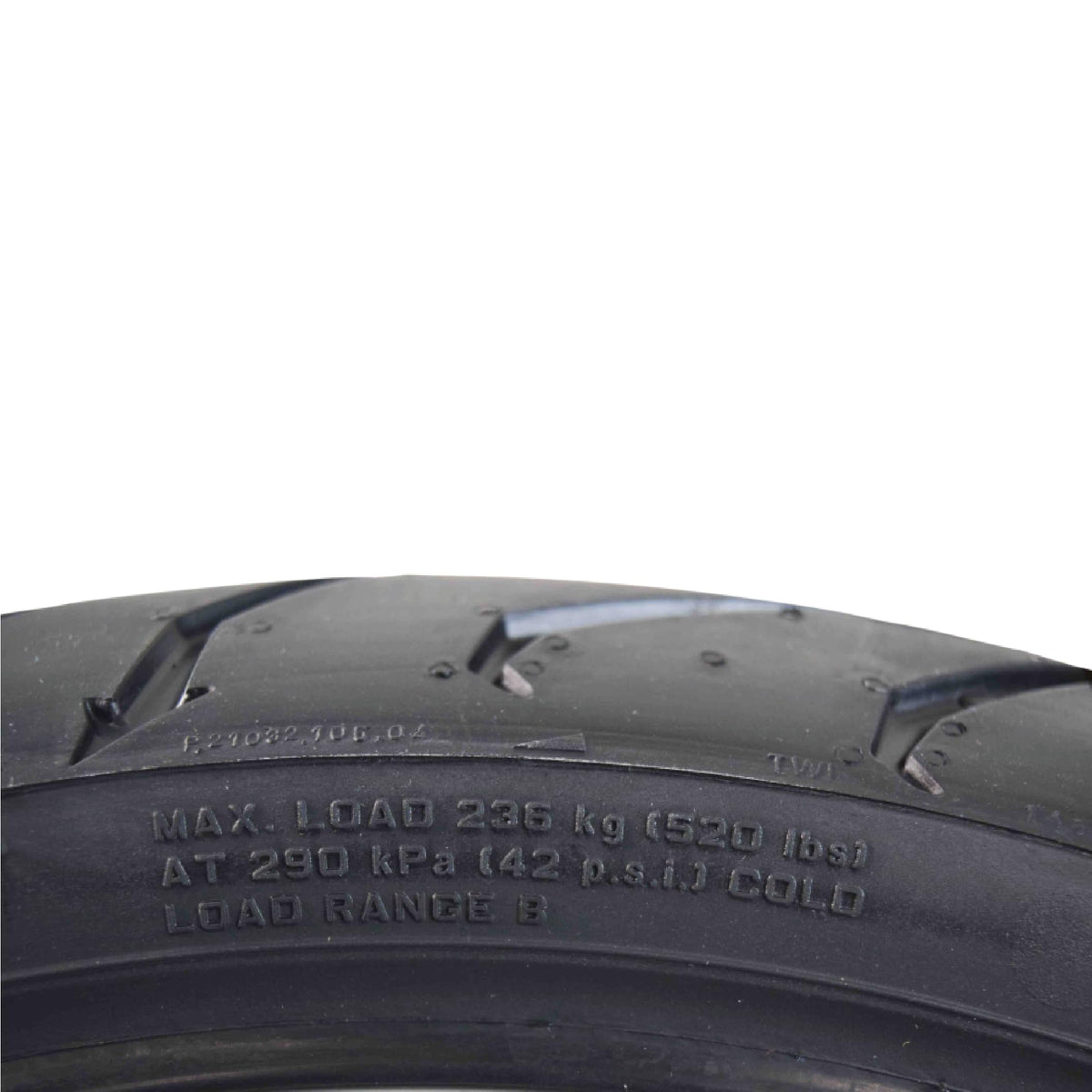 Motorcycle Tire Set 120/70ZR17 58W & 180/55ZR17 73W E847