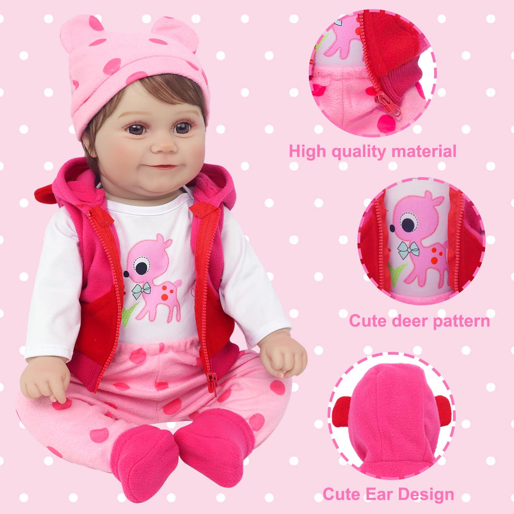 5 Pcs Baby Doll Clothes Set B12019