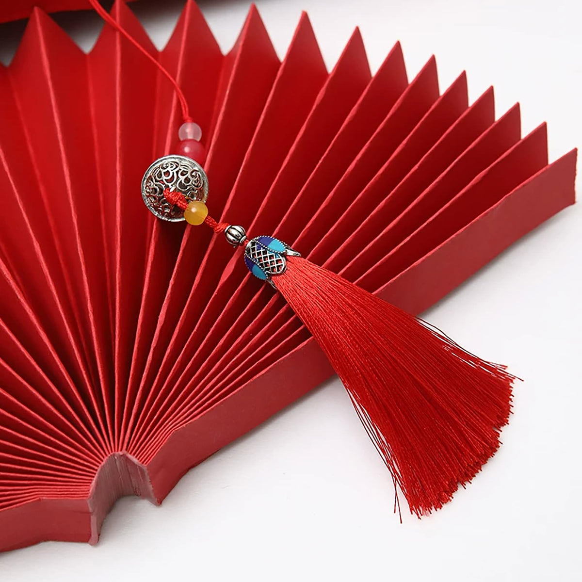 Folding Paper Fan Burnt Orange 39" X4860