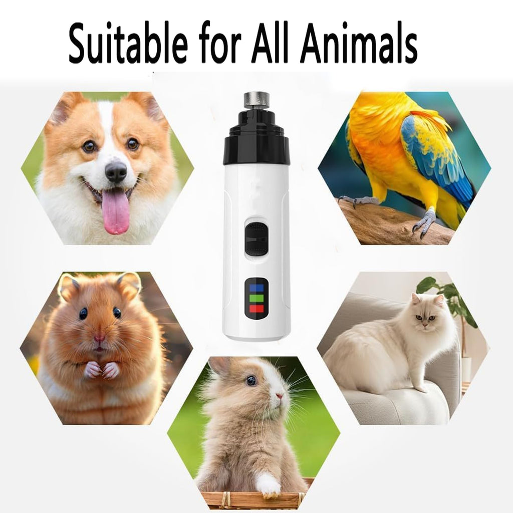 Cortador De Uñas Sin Estrés USB Rechargeable Automatic Pet Nail Trimmer C650691