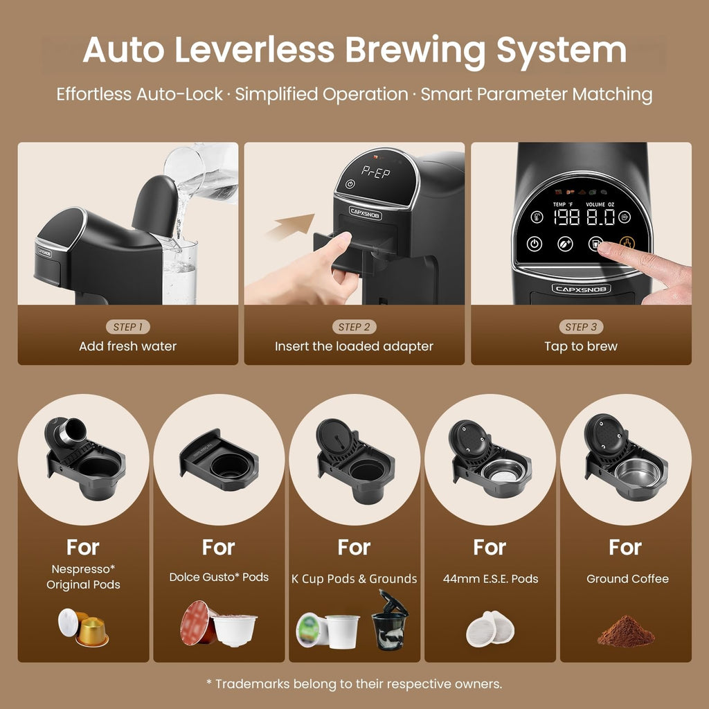 5-in-1 Coffee Maker & Machine L846