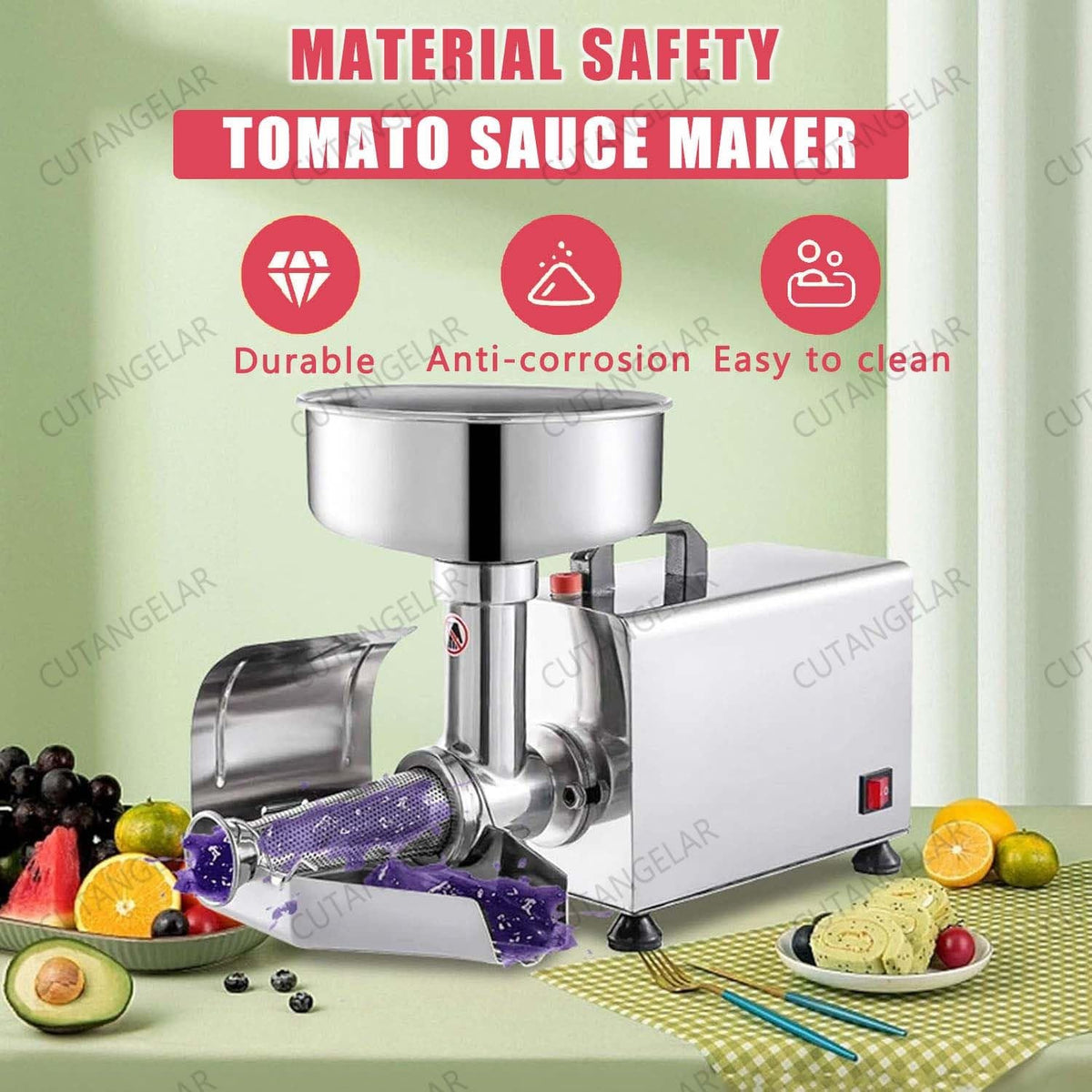 450W Electric Tomato Strainer with Seed Separator I372