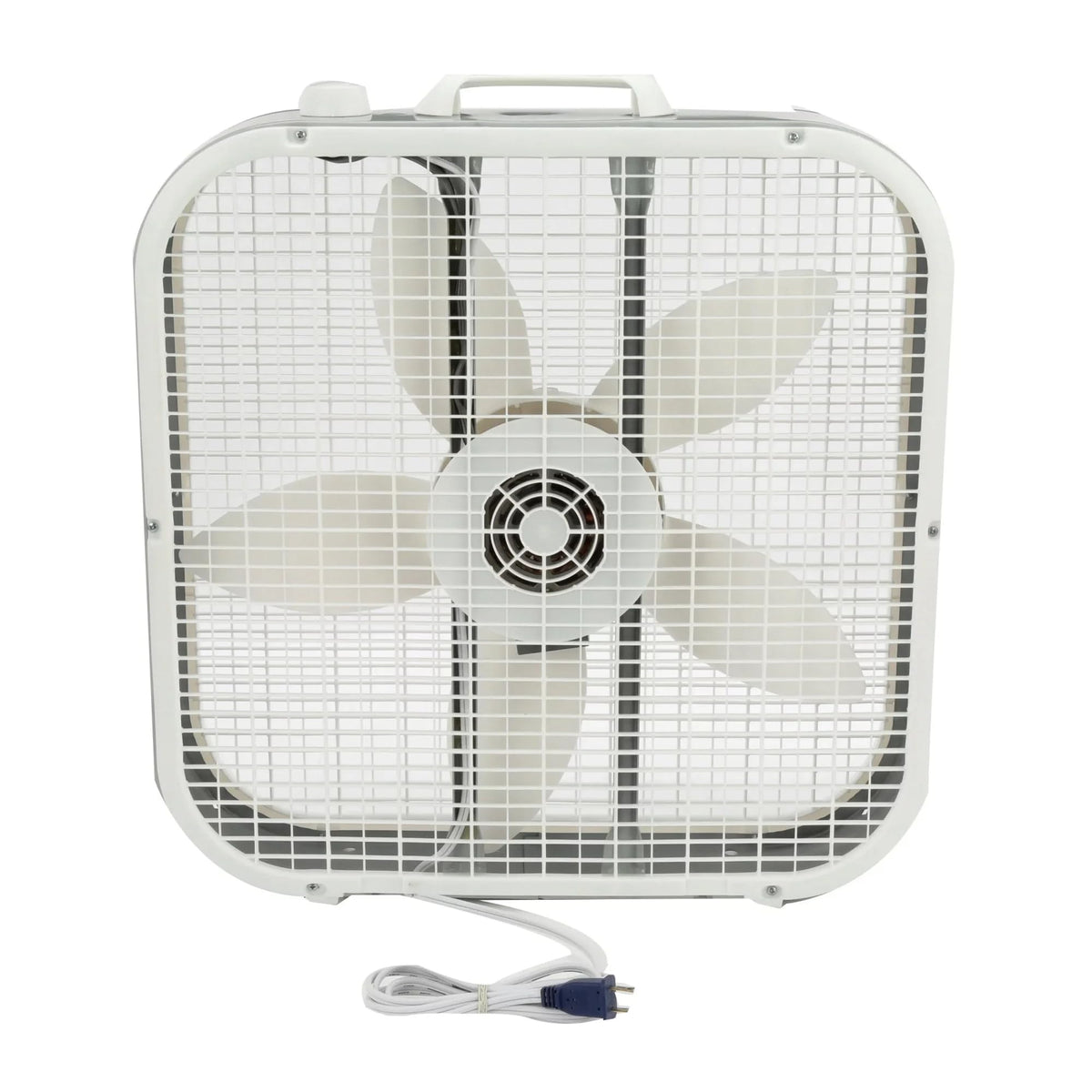 20 Inch 3 Speed Box Fan White J790711