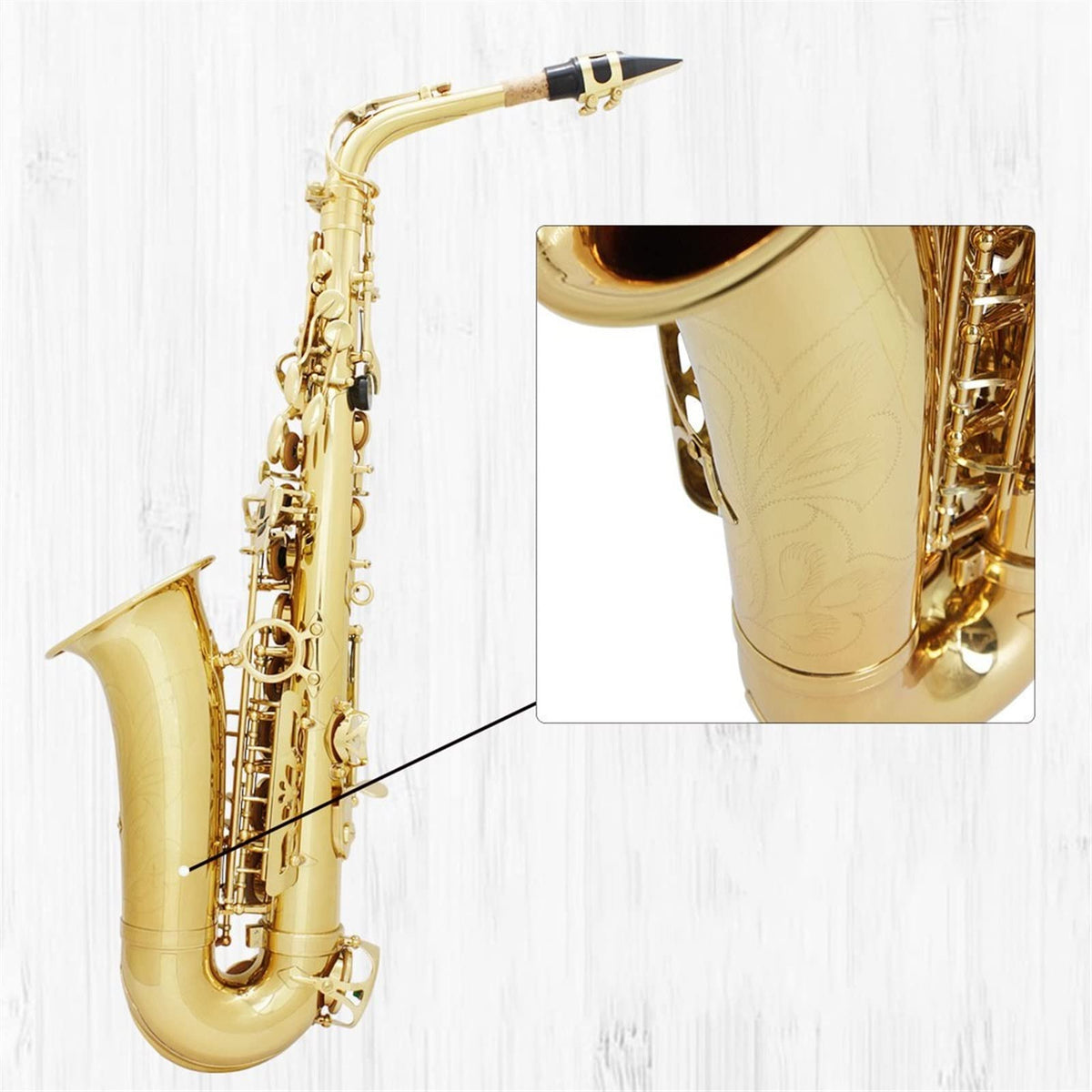 Alto Saxophone Brass Tube in E Flat F80381