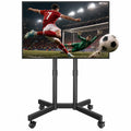 Black Rolling TV Stand for 32-75 Inch TVs H528658