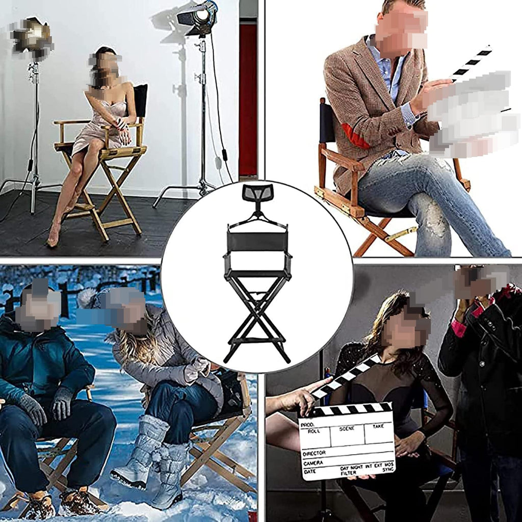 Folding Portable Aluminum Makeup Artist Chair R382689