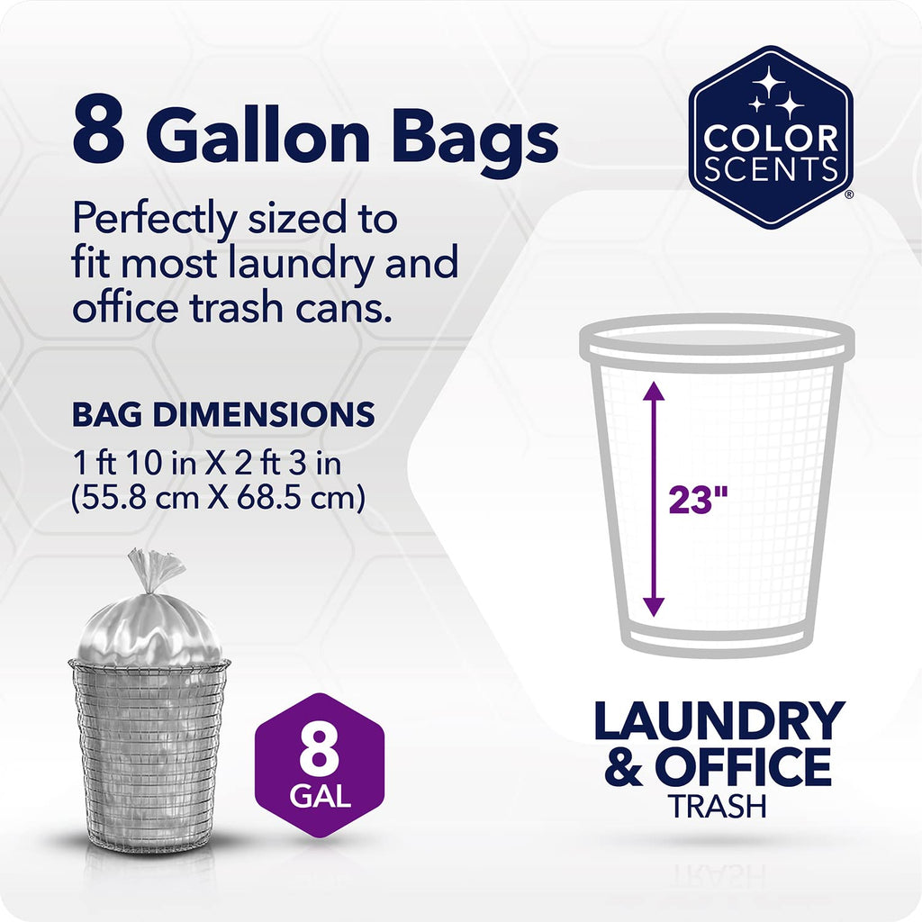 8 Gallon Twist Tie Trash Bags E136513