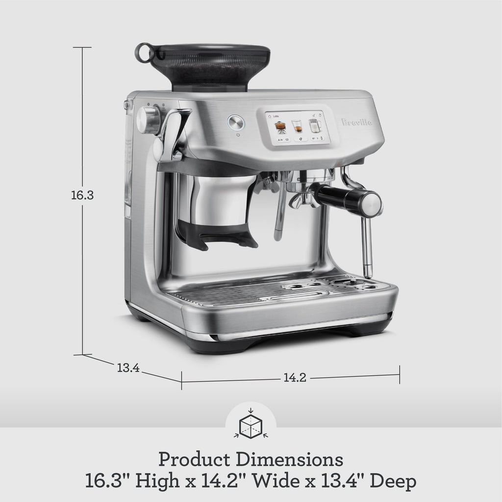 Espresso Machine Brushed Stainless Steel Q776584