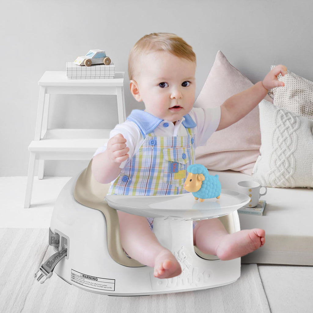 Portable Infant Multi-Seat with Tray, 6 to 36 Months, Taupe Q87938