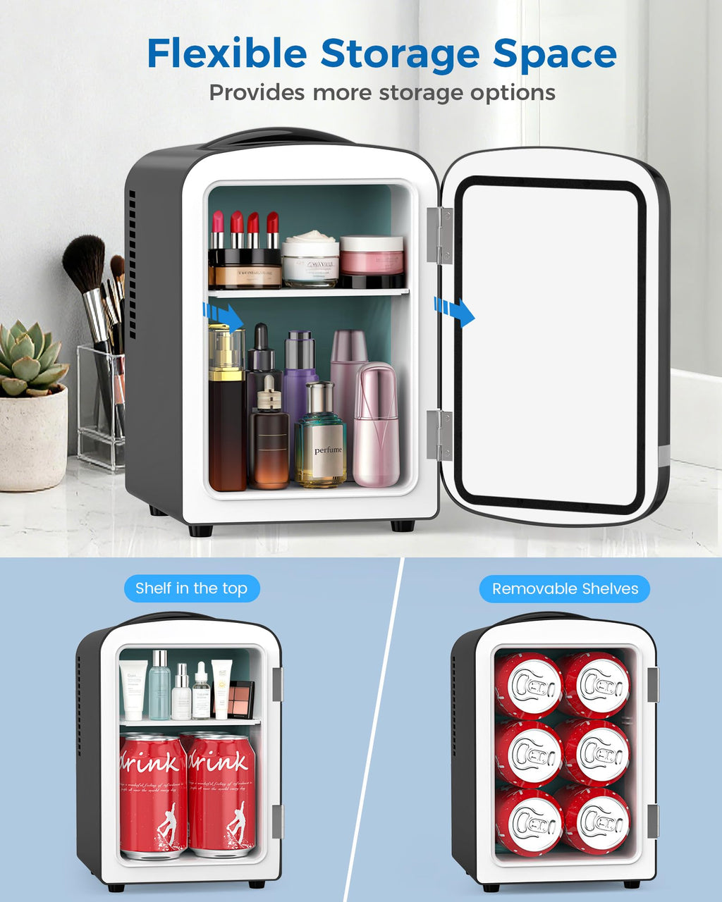 Black 4L Mini Fridge I70517