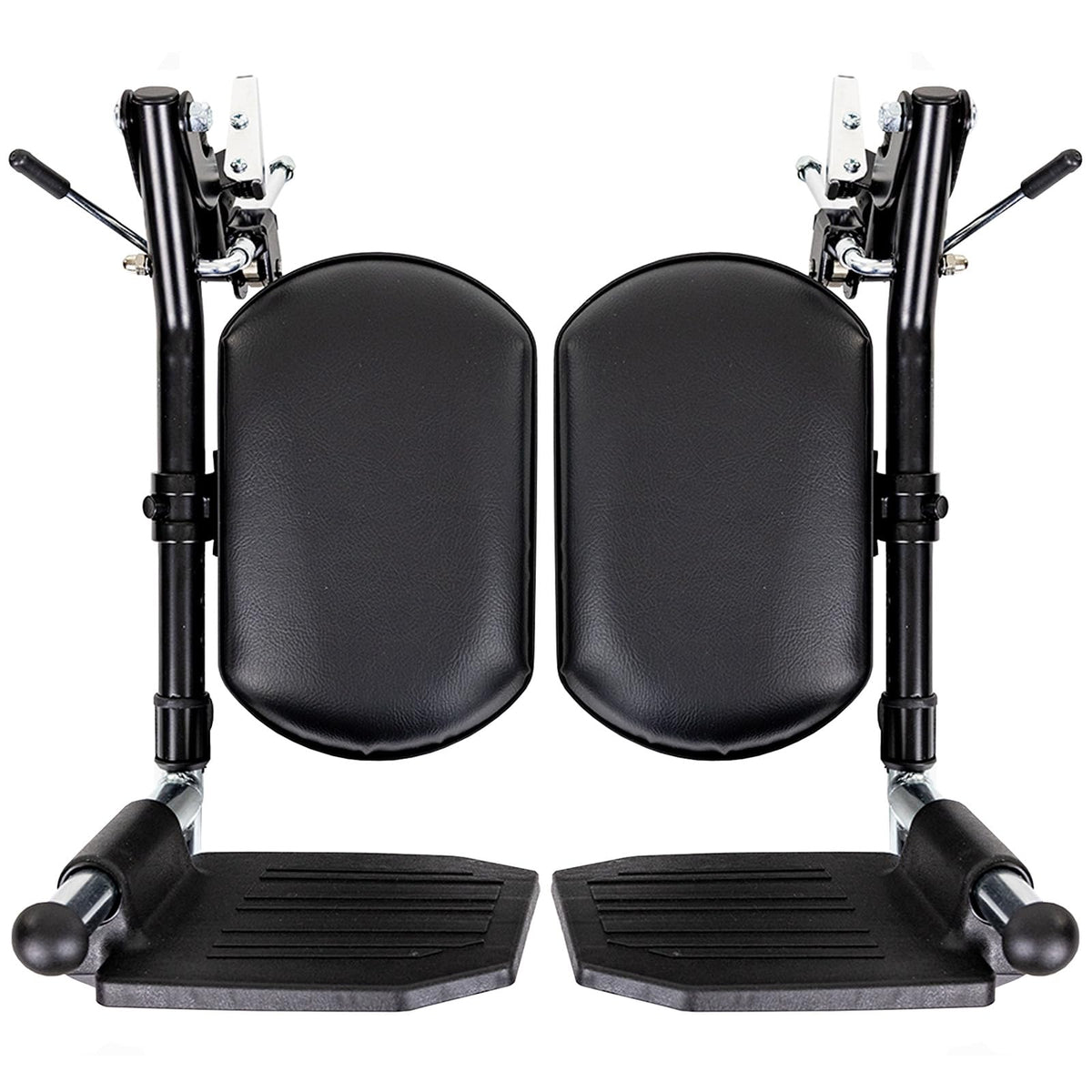 Elevating Wheelchair Footrests with Padded Calf Pads (2 Pack) K56954