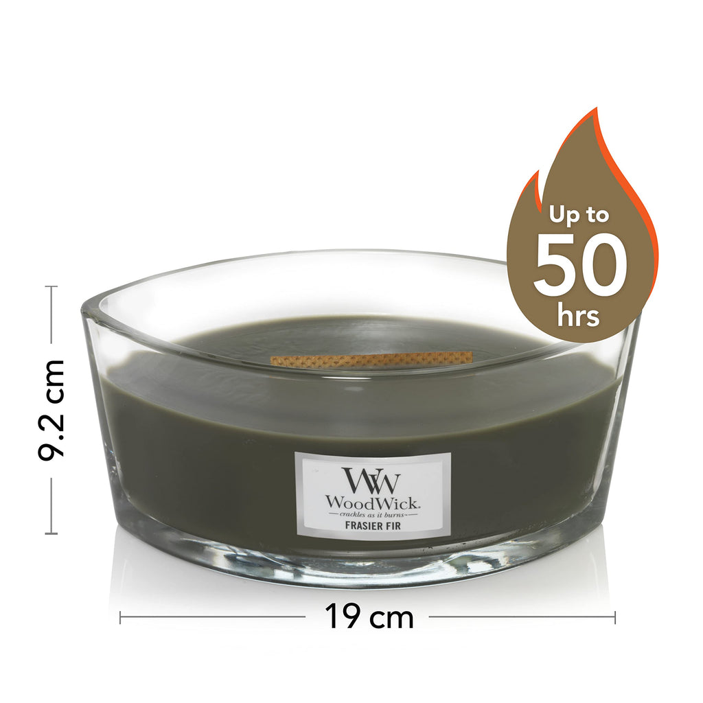 Scented Candle, 16oz Soy Blend Wax Wood Wick B80221