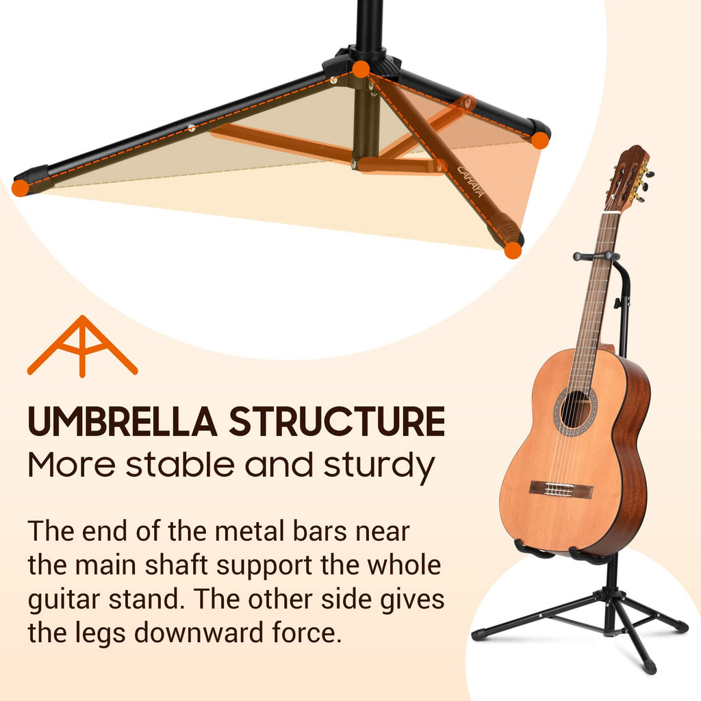 Folding Adjustable Guitar Stand U37799