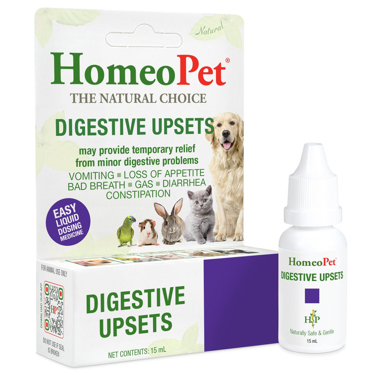 15 Milliliters Digestive Upsets for Dogs, Cats, and Small Pets B373