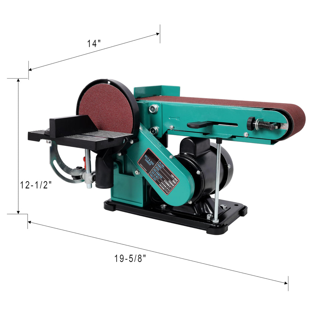 6" Disc & 4" x 36" Belt Benchtop Sander F1780
