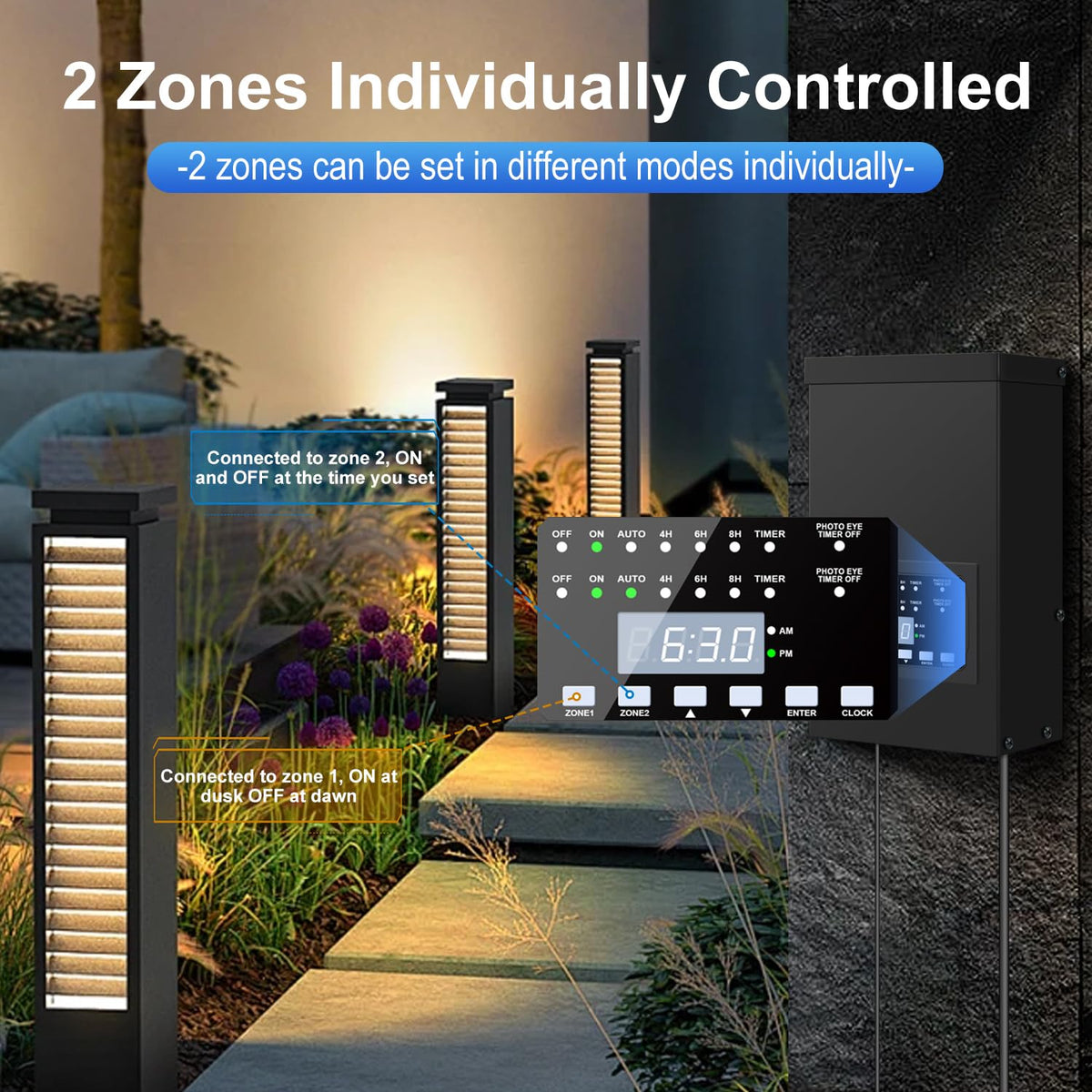 200W Low Voltage Landscape Lighting Transformer I14079