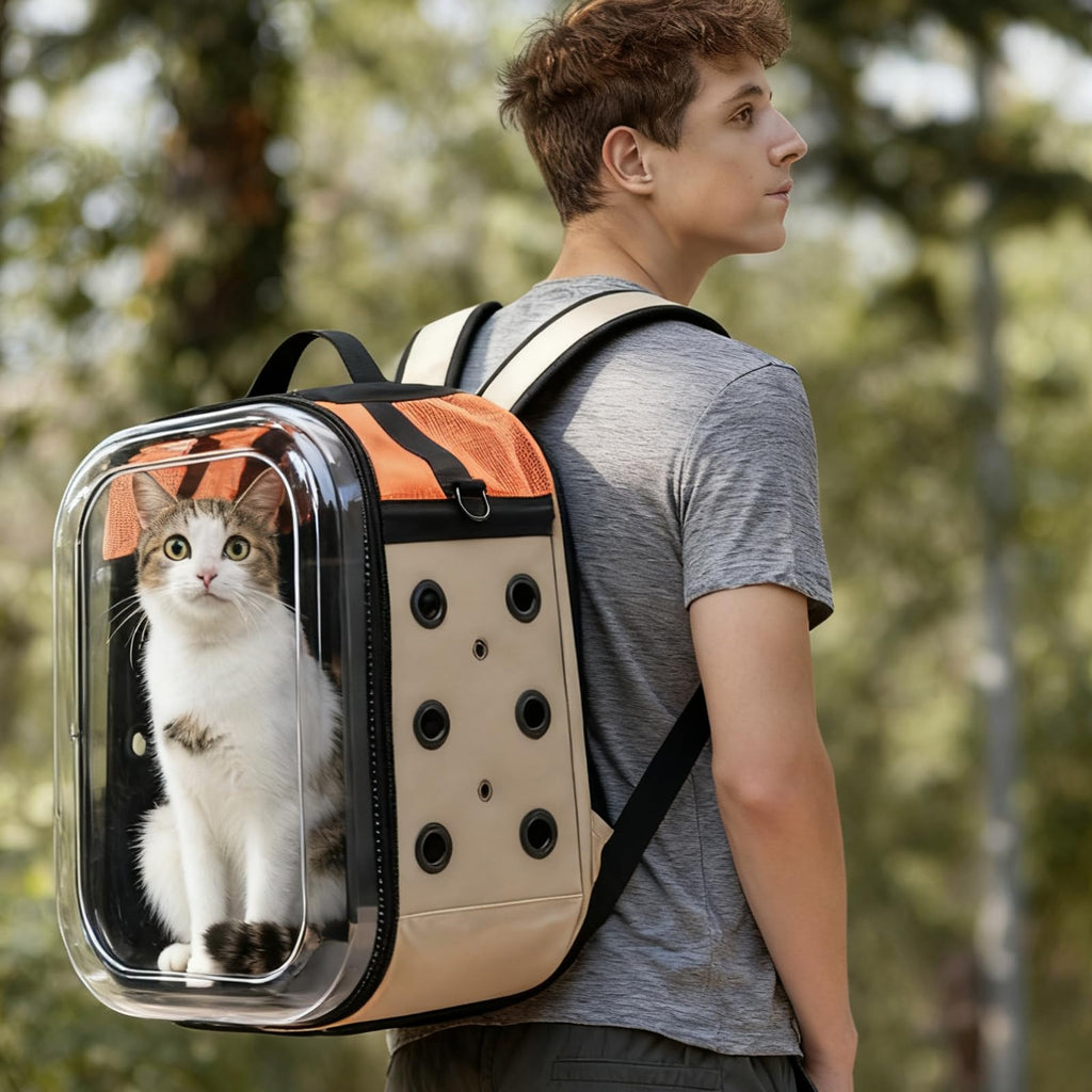 Large Breathable Cat Backpack Carrier D33945