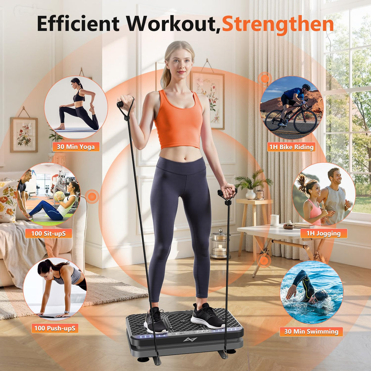 Vibration Plate Exercise Machine D37107