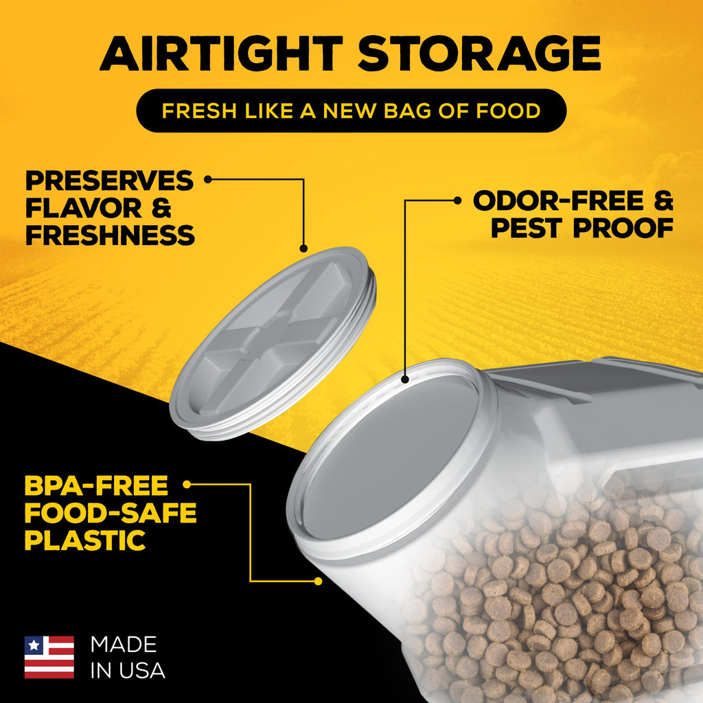Airtight Pet Food Storage Container with Scoop L25625