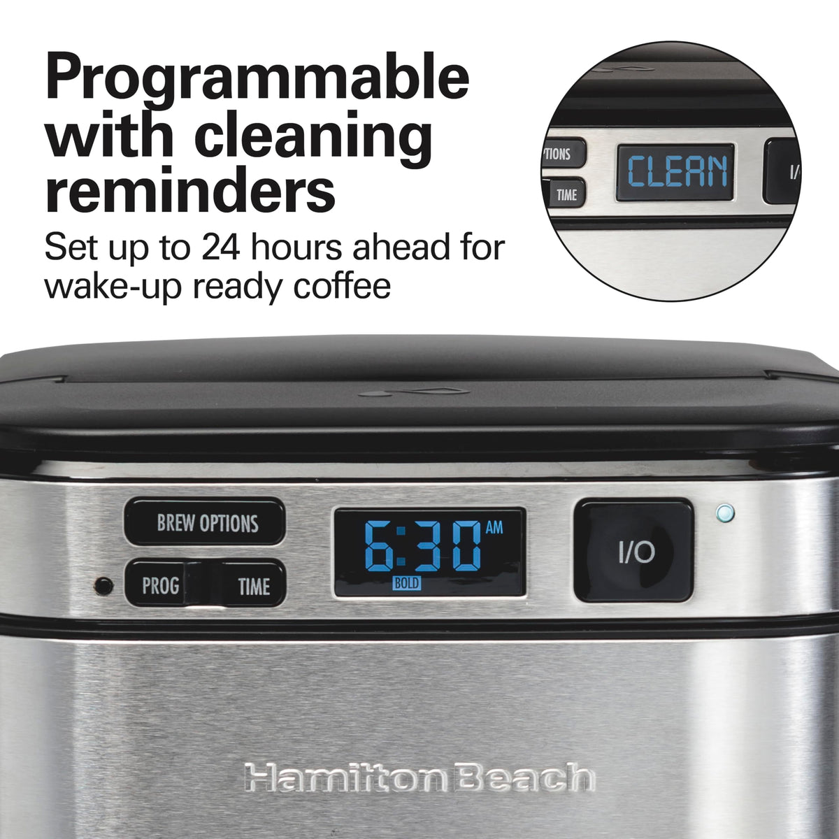 12 Cup Programmable Drip Coffee Maker J734