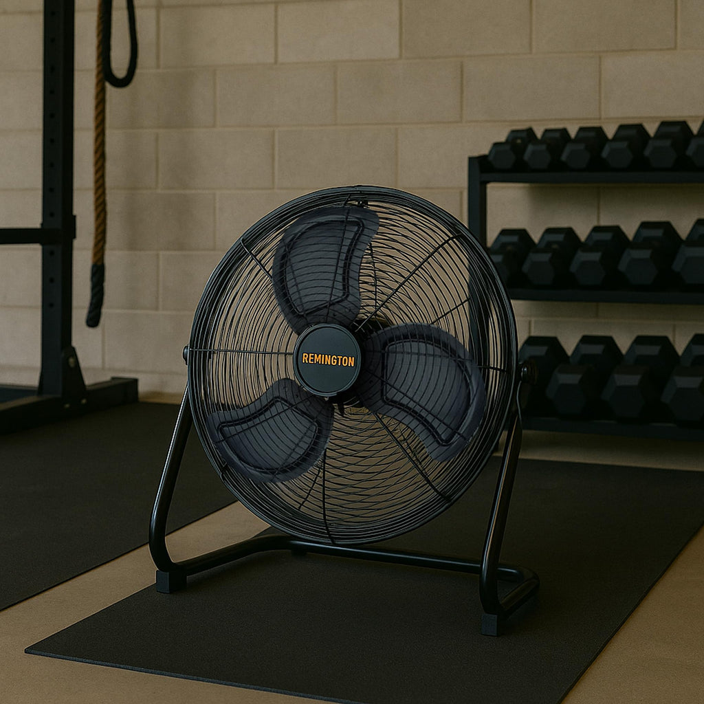 20 Inch 3 Speed Black Metal Floor Fan Z274549