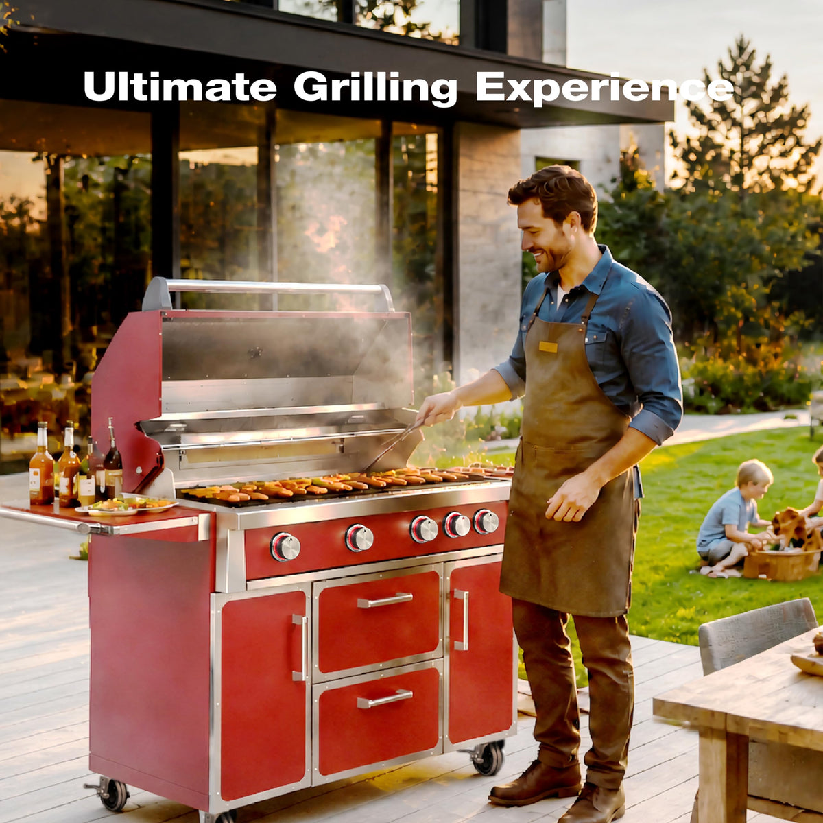 49" 99,000 BTU Stainless Steel Gas Grill W80705