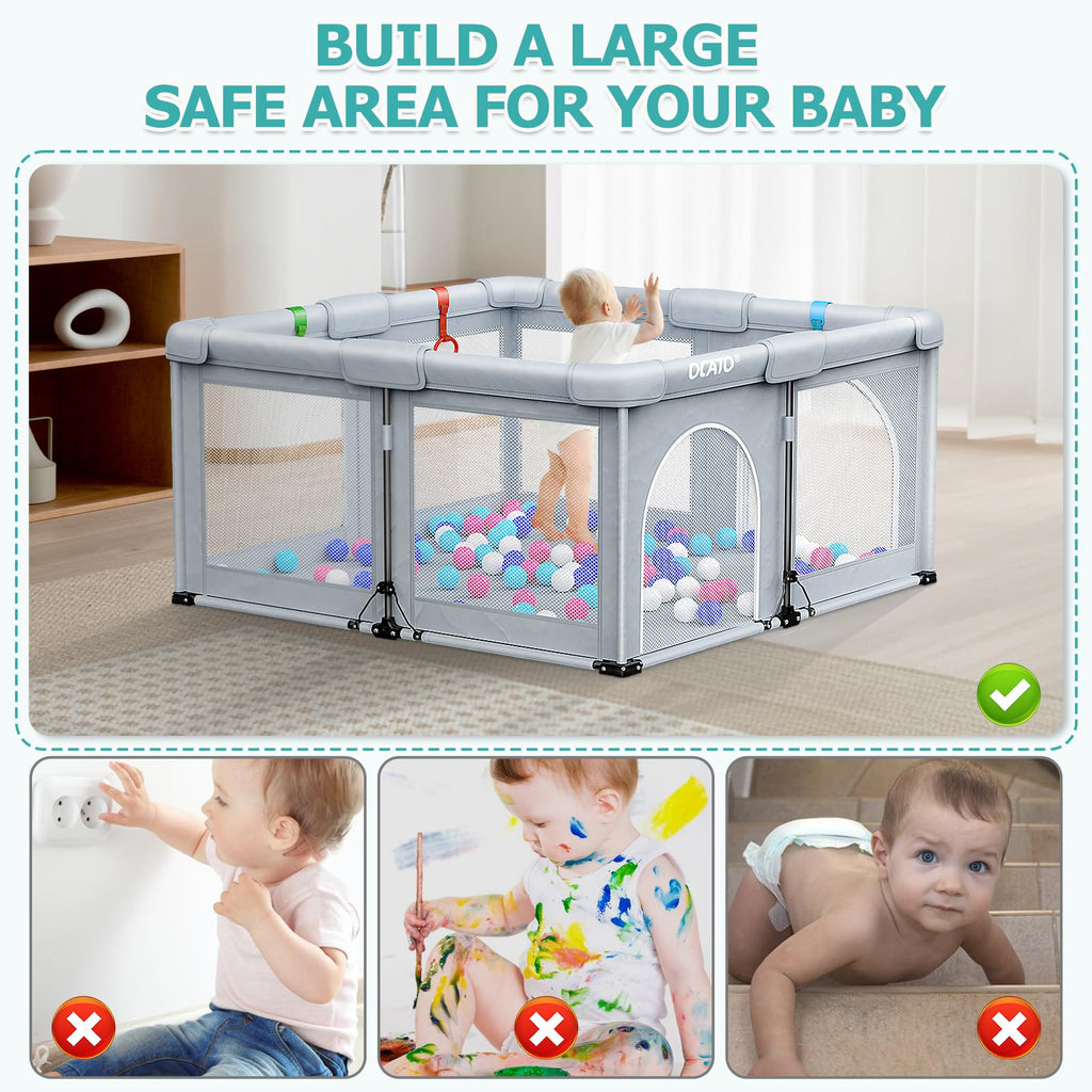 Foldable Baby Playpen 50×50 J404234