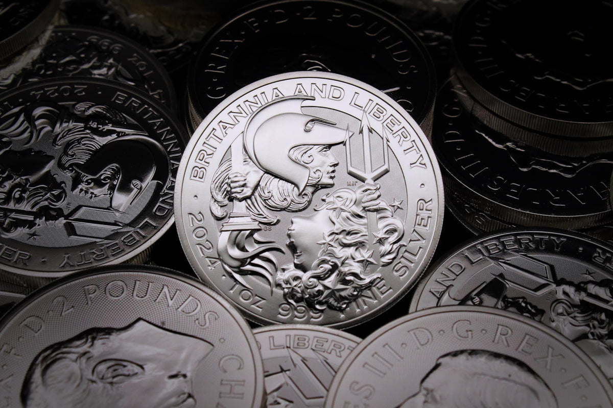 1 oz British Silver Britannia and Liberty Coin X111317